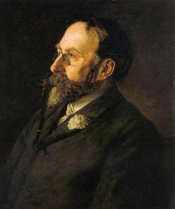 Thomas Eakins Portrait of William Merritt Chase oil painting image